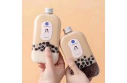China Take Away Biodegradable Juice Bottles Milk Tea Good Transparency Beverages Package supplier