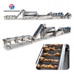 Selection roller brush bubble washing,drying,and cutting production line Fruit Vegetable FOOD processing production Machine for sale