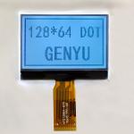 1.88 Inch 128x64 Dot Matrix LCD Display Module FSTN White 14PIN SPI Interface for sale