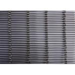 Flexible Black Decorative Architectural Woven Wire Mesh For Curtains for sale