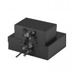 A5 Deep Rigid Collapsible Box Folding Magnetic Gift Box With Ribbon Bow Tie Design for sale