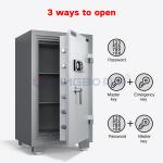 150 Kg Document Safe Box Fireproof Electronic Digital Lock Key Home Protection
