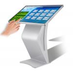 16 9 Touch Screen Kiosk , 3840x2160 Floor Standing Digital Signage for sale