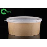 Sustainable Packaging Recycled Paper Bowls Single Wall 42 Oz Brown Color for sale