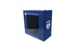 China Customized Metal Material AED Defibrillator Cabinets With / Without Alarm supplier