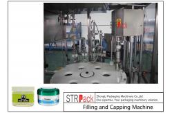 China 10g-100g Lotion Cream Jar Filling And Capping Machine For Cosmetics Industry supplier