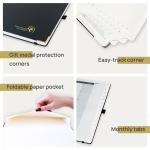 8.5'' x 6.5'' Hardcover Planner Jul. 2023 - Jun. 2023 Customisable Black