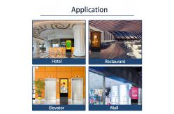 China 55 Inch Double Sided Kiosk Dual Screen Digital Signage 500cd/m2 supplier