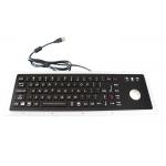 Black IP67 Dynamic Usb Mechanical Keyboard 76 Keys With 38mm Trackball Mouse for sale