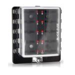 10 Way Blade Fuse Blocks ATO 125g Trike Fuse Holder With Cover