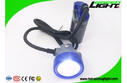 China 144um 10000lux Mining Safety Helmet Lamp Corded 22hrs supplier