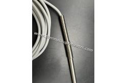 China RTD Temperature Sensor PT100 Probe SS316 Sheath With Silicone Cable supplier