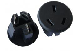 China Round Australian AC Electric Power Sockets , Electrical Wall Plugs For Office / Home supplier