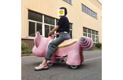 China Robotic Realistic Remote Control Animatronic Cartoon Ride for Children supplier