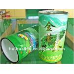 Plastic Cap Food Grade Tea / Coffee Paper Cans Packaging Pop Custom Sealed for sale