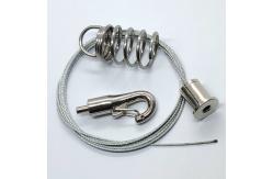 China Steel Part Acoustic Panels Lighting Hardware Fittings With Hook Cable Gripper supplier