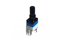 China RV97R2NS Industrial Grade Knurled Shaft Rotary Potentiometer Device With PCB Lug Terminal supplier