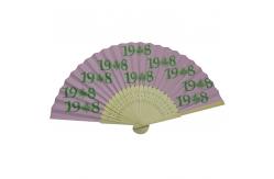 China Printed Paper Customized Hand Fans Folding Light For Daily Life supplier