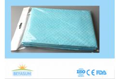 China Sanitary Disposable Absorbent Bed Sheets / Disposable Mattress Pads 10 Pcs Bag supplier
