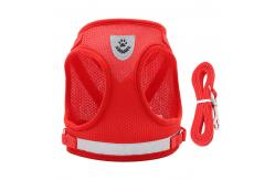 China Polyester Mesh Breathable Pet Harness Vest Tensile Force Is Divided Evenly supplier