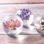 Fashion Crystal Ball Paperweight , Resin Dandelion Paperweight for sale