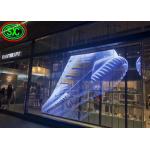 Outdoor Transparent LED Screen Glass P3.91 Die Casting Aluminum Cabinet Material for sale