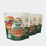 Plastic Large Food Packaging Bag Custom Mylar Stand Up Pouch With ziplockk for sale