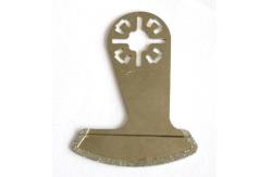 China Shoe Shape Diamond Rock Cutting Blade Environment Friendly Vacuum Brazing Technology supplier