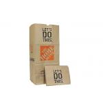 Open Mouth Multiwall Kraft Paper Bags , Degradable Garbage Bag Folding Packaging for sale
