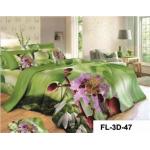 3D Reactive Printed Sheet Set 200TC Bedsheet
