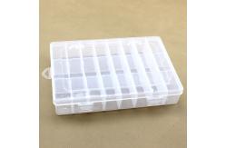 China 24 Grid Transparent Plastic Organizer Box Removable Dividers Storage supplier