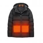Electric Warm Heated Down Jacket Graphene Usb Charging Washable Coat for sale