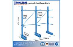 China Industrial Customized Anti-Rust Cantilever Racking System For Storing  Bulky Materials supplier