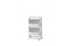China H73CM Collapsible Plastic Laundry Basket With Wheels Contemporary supplier