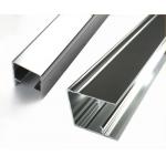 Square Mechanically Polished Aluminium Profile ,  Extrusion For Building Material for sale