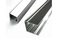 China Square Mechanically Polished Aluminium Profile ,  Extrusion For Building Material supplier