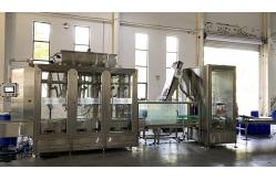 China Speed Automatic Piston Filling Machine With Screw Capping System And Low Air Consumption supplier