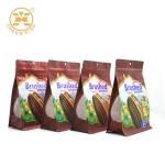Pistachos Bolsa 1kg Ziplockk Dried Food Packaging Bags Flat Bottom Pouch for sale