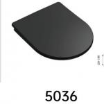 Bathroom Functional Modern Toilet Seat Lid Anti Slip Matt Black for sale