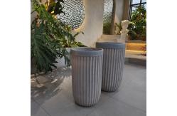 China Fiber Clay Planter Frost Resistant And Drainage Holes Low-Maintenance Gardening supplier