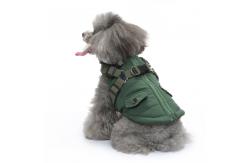 China Winter Pet Jacket Dog Clothes Traction Zipper Pattern Stay Warm supplier