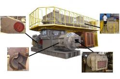 China VP45 Medium Capacity 7-20m³/m Clay Brick Making Machinery Extruder supplier
