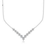 18k Gold Moissanite Diamond Smile Necklace Pendant For Gift Giving for sale