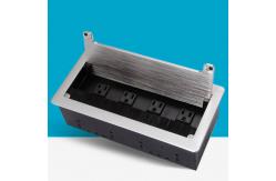China American Standard Cable Cubby Box / Countertop Socket Line Brush Multimedia Information Box supplier