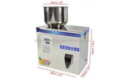 China Advanced Technology Powder Filling Machine for Tea Seeds Grains Glitter Weighing supplier
