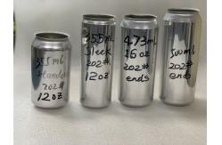 China Custom Printing 355ml SGS Blank Aluminum Cans For Beer supplier