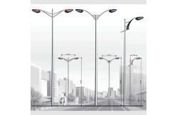 China Galvanised Steel Outdoor Street Light Pole 6m To 12m Height supplier