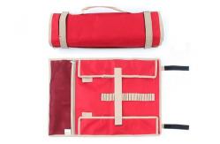 China Anti Abrasion Thickened Roll Up Tool Pouch , Multiscene Roll Out Tool Bag supplier