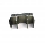 High Glossy Bronze Anodized Glass Sliding 6063 T5 Aluminium Window Rack Profiles for sale