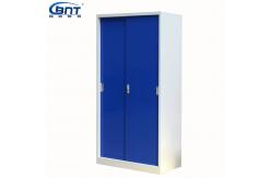 China Office 2 Sliding Door Document Storage Vertical Filing Cabinets supplier